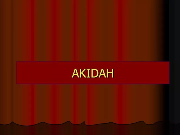 akidah