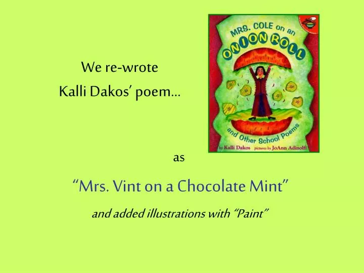 we re wrote kalli dakos poem