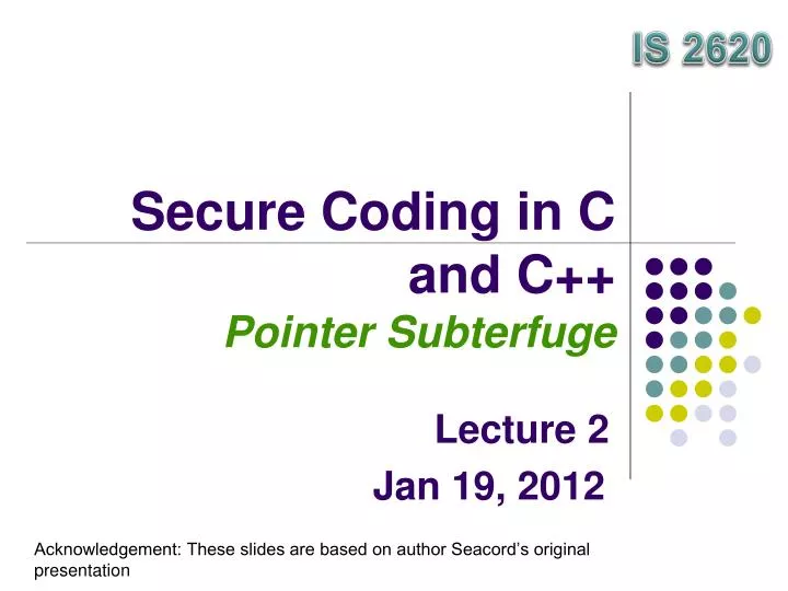secure coding in c and c pointer subterfuge
