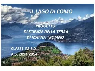 il lago di como