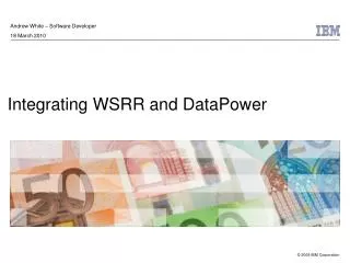 Integrating WSRR and DataPower