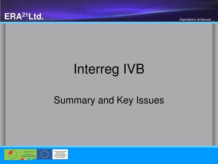 interreg ivb