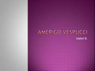 Amerigo Vespucci