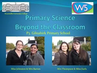 Primary Science Beyond the Classroom