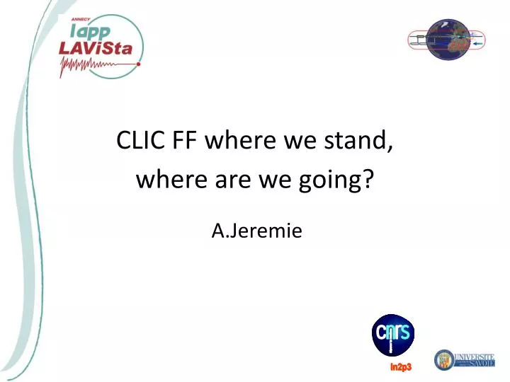 clic ff where we stand where are we going