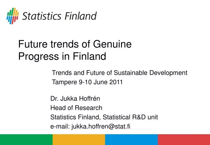 future trends of genuine progress in finland