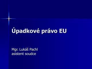 padkov pr vo eu