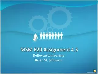 MSM 620 Assignment 4.3