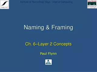 Naming &amp; Framing