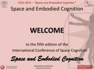 Space and Embodied Cognition