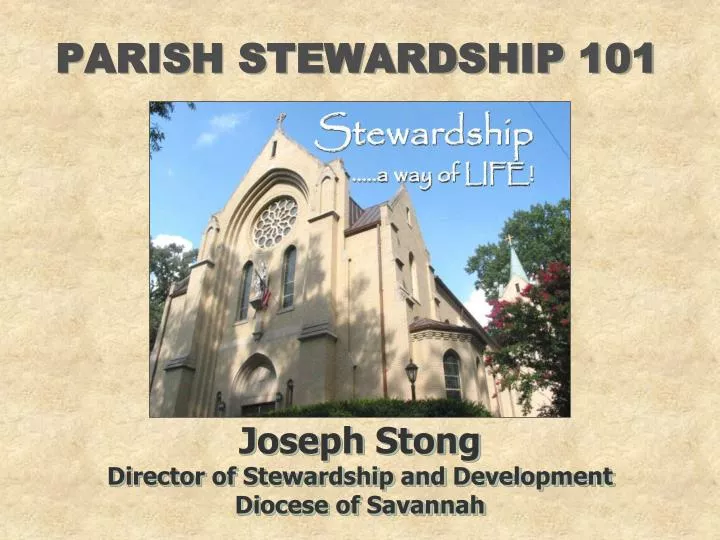 parish stewardship 101