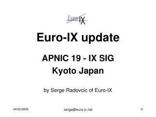 euro ix update