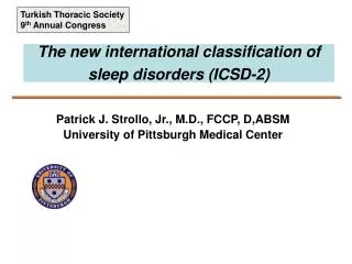 The new international classification of sleep disorders (ICSD-2)