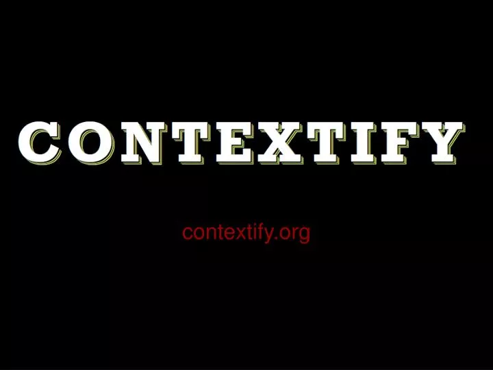 contextify org