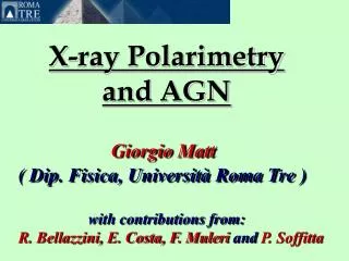 X-ray Polarimetry and AGN