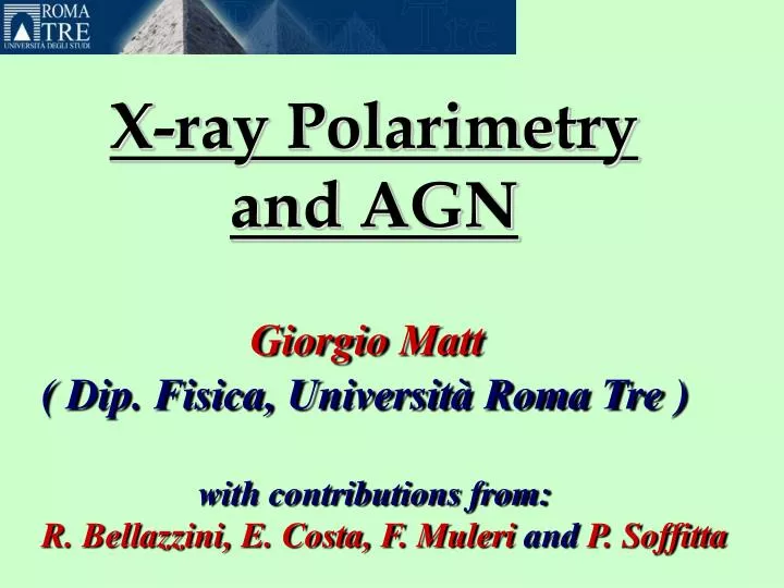 x ray polarimetry and agn