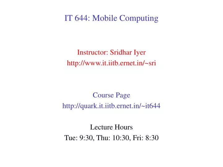 it 644 mobile computing