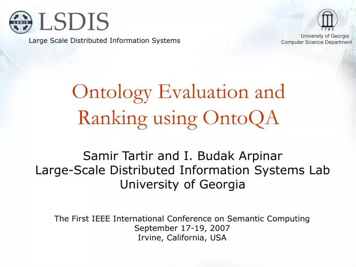 ontology evaluation and ranking using ontoqa