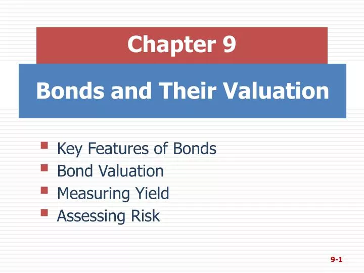 bonds and their valuation