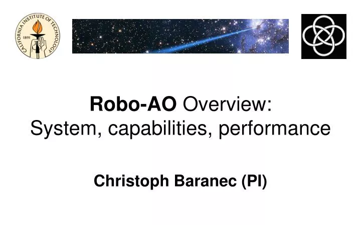 robo ao overview system capabilities performance