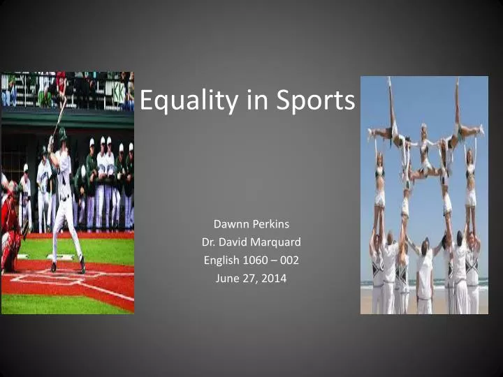 equality in sports