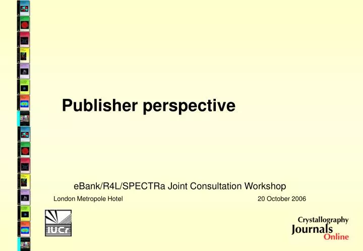 publisher perspective