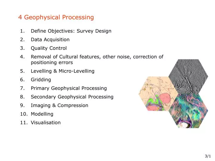 4 geophysical processing