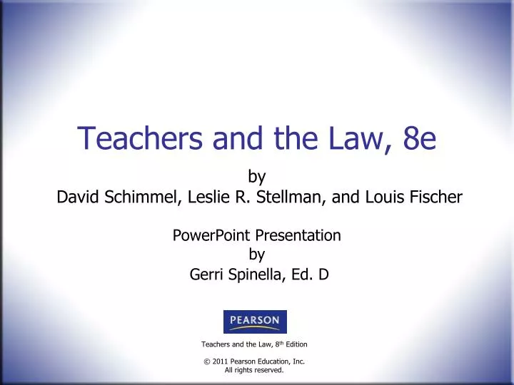 teachers and the law 8e