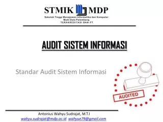 standar audit sistem informasi
