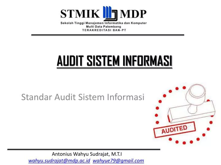 standar audit sistem informasi