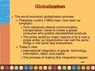 Globalization