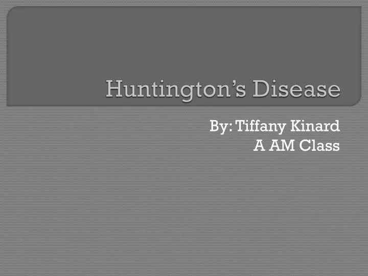 huntington s disease