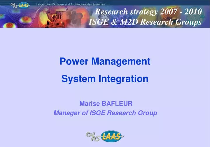 power management system integration