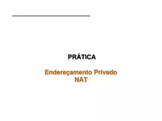 pr tica endere amento privado nat