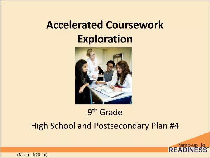 accelerated coursework exploration