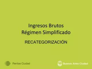 ingresos brutos r gimen simplificado