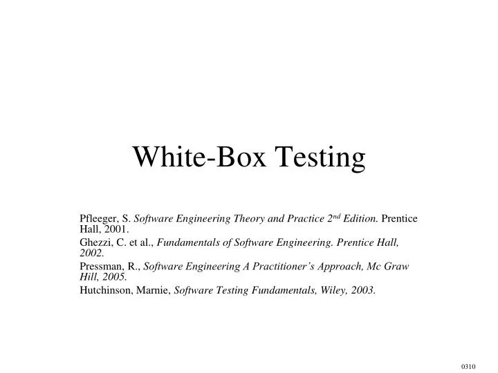 white box testing