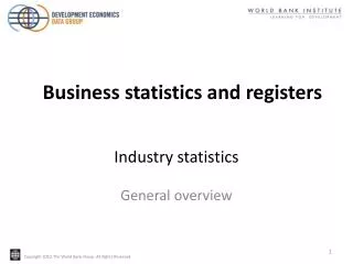 Industry statistics