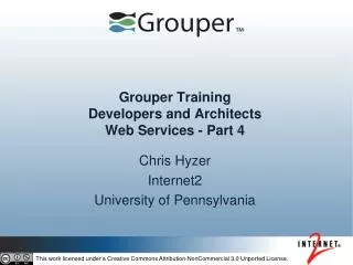 Grouper Training Developers and Architects Web Services - Part 4