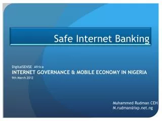Safe Internet Banking