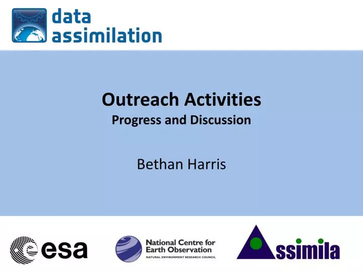 outreach activities progress and discussion