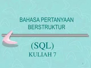 bahasa pertanyaan berstruktur