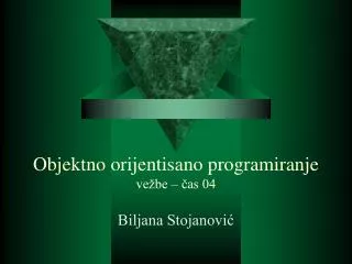 objektno orijentisano programiranje ve be as 04