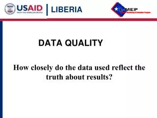 DATA QUALITY