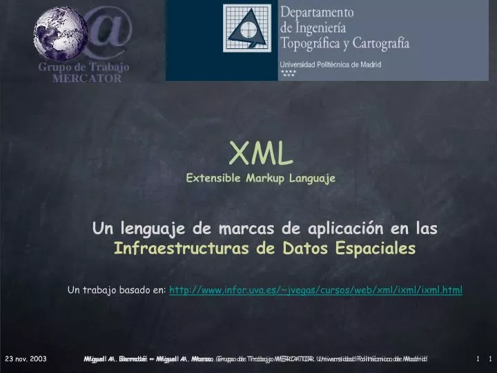 xml extensible markup languaje
