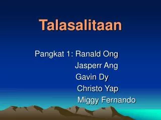 talasalitaan