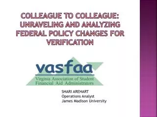 COLLEAGUE TO COLLEAGUE: unraveling and analyzing federal policy changes for verification
