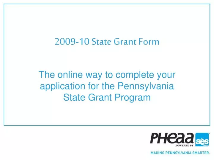 2009 10 state grant form