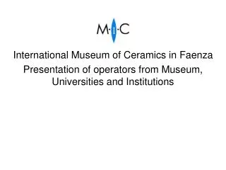 International Museum of Ceramics in Faenza