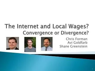 The Internet and Local Wages? Convergence or Divergence?